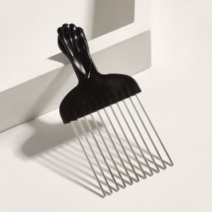 power pick comb, black pick comb, afro pick comb, hair pick, afro hair comb, curly hair pick, natural hair pick, detangling pick comb, volume lift comb, salon styling pick, strong plastic pick comb, wide tooth pick, men’s afro comb, women’s afro comb, kids afro pick, professional hair tools, aldershot hair accessories, aldershot beauty supplies