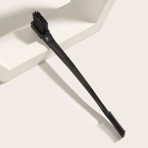 dual edge control brush, edge control brush, 2-in-1 edge brush, edge styling tool, baby hair brush, edge comb brush, precision edge brush, natural hair edges tool, braiding edges brush, kids edge brush, women’s edge styling tool, salon edge control brush, hairline styling brush, sleek edges brush, aldershot hair accessories, aldershot beauty supplies