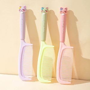 cartoon cat comb, unicorn horn comb, kids hair comb, cute hair comb, pink cat comb, green cat comb, purple cat comb, novelty hair comb, hair styling comb for kids, animal hair comb, fantasy hair accessory, fun hair comb, girls hair comb, children’s hair accessory, aldershot hair accessories, aldershot beauty supplies