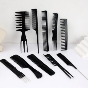 10-in-1 styling comb set, multi comb set, professional hair comb kit, hairdressing comb set, salon styling combs, detangling combs, sectioning combs, rat tail comb, wide tooth comb set, hair parting tools, natural hair comb set, curly hair combs, kids hair combs, women’s hair tools, hair care essentials, aldershot hair accessories, aldershot beauty supplies