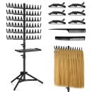 hair extension holder stand, HangGlam extension stand, extension storage rack, wig and bundle organizer, salon extension holder, hair stylist tools, wall-mounted extension stand, hair extension display, professional hair tools, extension drying stand, UK hair tools, London salon tools, Aldershot hair extensions