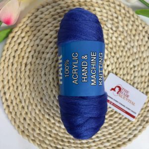 BRAZIL Wool Hair – 100% Acrylic Yarn (Premium Braiding Fiber) Blue Color