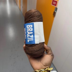 BRAZIL Wool Hair – 100% Acrylic Yarn (Premium Braiding Fiber) Light Coffee